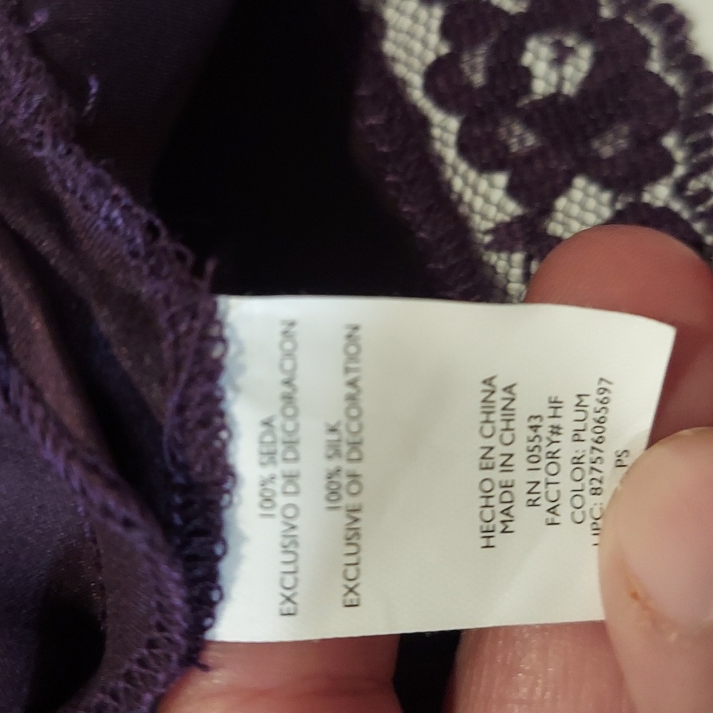 Daisy Fuentes silk and lace Cami size small petite - Picture 9 of 13